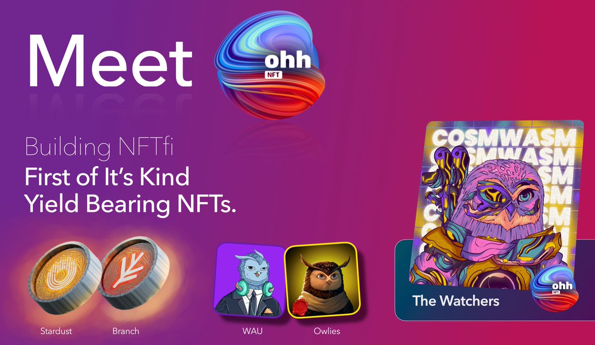 ohhAPPs's tweet photo. Meet @ohhNFT the multi-chain hub for NFTs.
Flipping the NFT space on its head w/ first-of-it's-kind NFT mining, a revolutionary gamefi trading game, &amp; an NFT hub. 
The ohhNFT platform brings an interoperable NFT staking hub to the space w/ robust tools for everyone!
1/1🧵 https://t.co/mkiqmJ3lfn