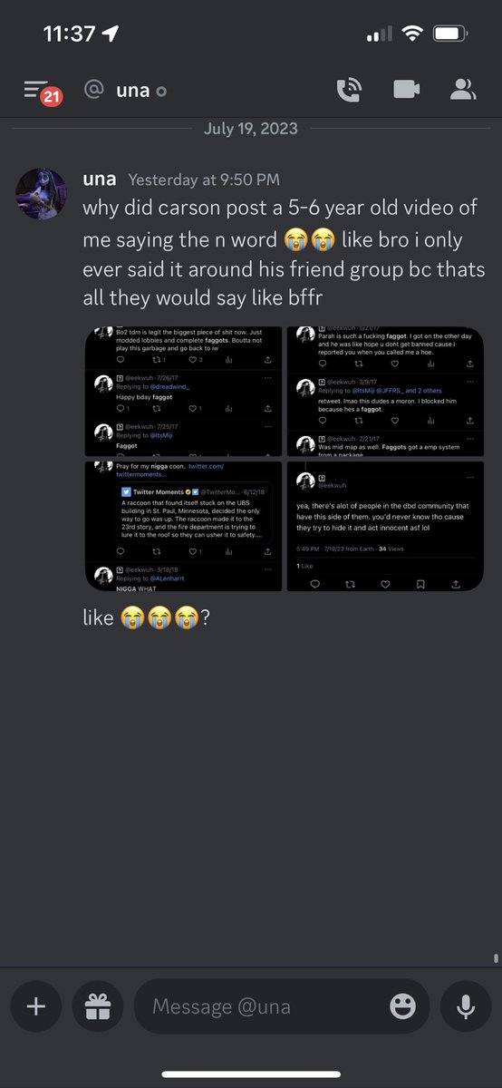 violentlesbo's tweet photo. There’s a video of sui going around saying the n word  and people are saying it’s me. IT IS NOT ME!!! https://t.co/FipVUgThAt