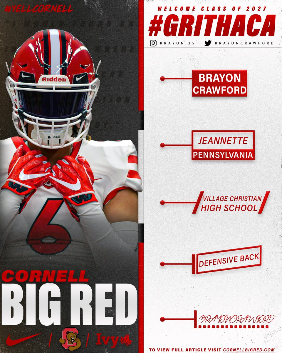 Cornell Football (@bigred_football) on Twitter photo 