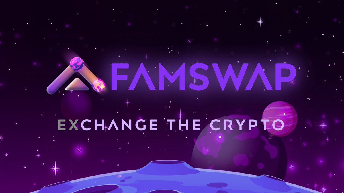 🔥To celebrate the successful launch of #FamSwap, we're hosting a #giveaway event! 

🎁10 lucky winners to share $100 #USDT.

✅Task: 
1⃣Follow <a href="/FamSwap/">FAMSWAP🔮</a> 
2⃣RT, Like, and @ 3 friends

⏰Duration: 72 Hrs 

💜FamSwap will be the cosmic starlight in your #crypto world!

#Airdrops