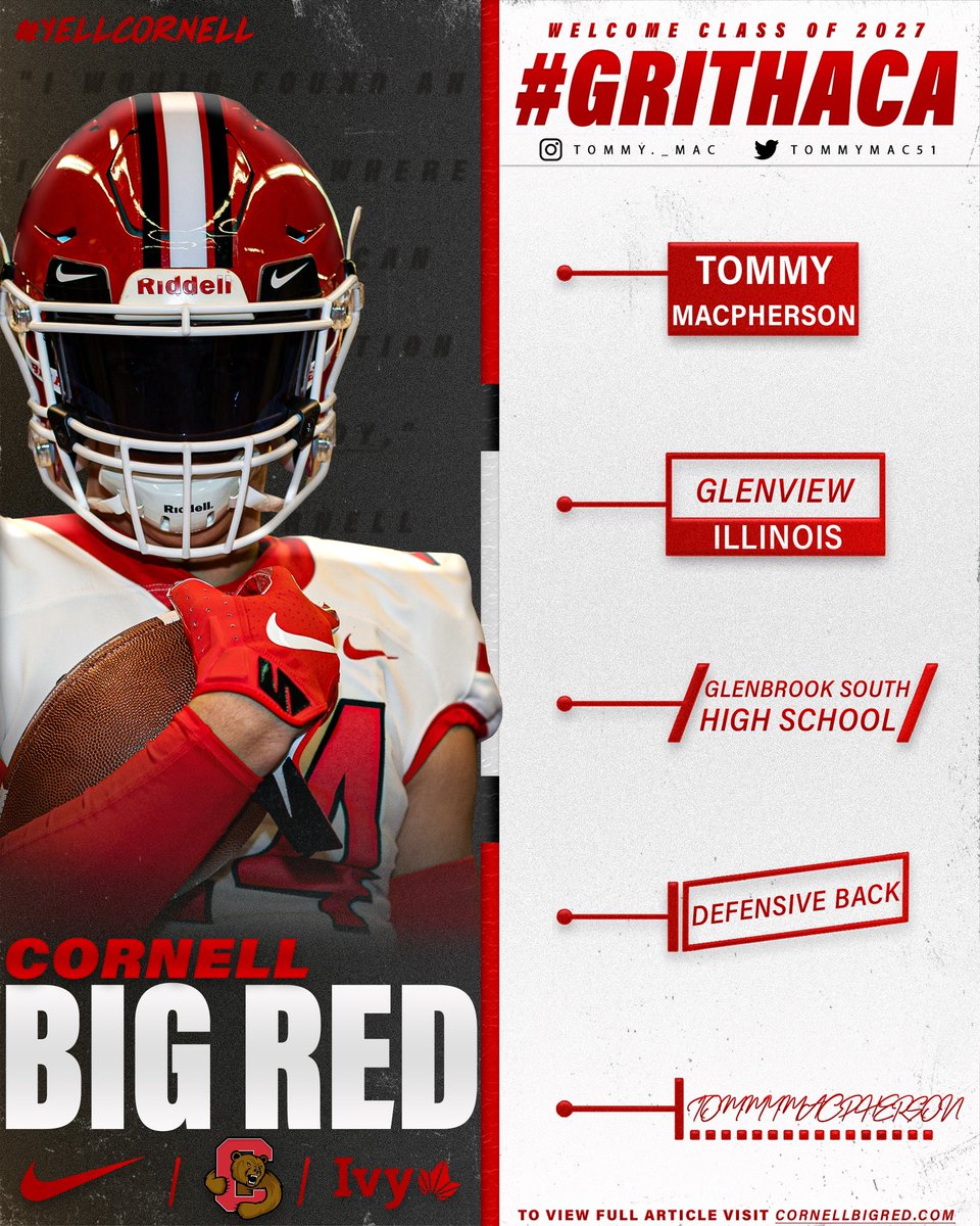 Cornell Football tweet media