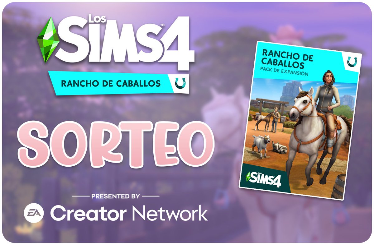 DreaSimss's tweet photo. 📢SORTEITO RANCHERO🤠

✨GANA 1 CÓDIGO  DE RANCHO DE CABALLOS (PC)🐴️✨

REQUISITOS⬇️
🐎Sígueme @DreaSimss
🐐Sigue a @LosSimsES @EA_Espana
🐑Sígueme en YT  https://t.co/UvmMUGA2uY

🩷LIKE +RT 
⏰Hasta el 24/07 
🍀SUERTE

✨Gracias a  #EACreatorNetwork #EAPartner✨ https://t.co/rUplska1Zx