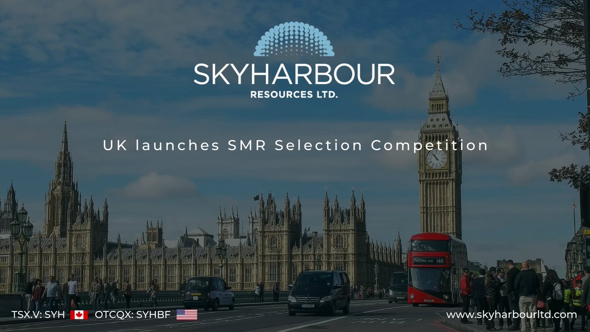 Skyharbour_SYH's tweet photo. The UK's Energy Security Secretary Grant Shapps officially launched GBN on Tuesday, saying the aim of the arms-length body was to "drive the rapid expansion of new nuclear power plants in the UK at an unprecedented scale and pace".
#Uranium #NuclearEnergy
$SYH $SYHBF

https://t.co/63LLVautgw