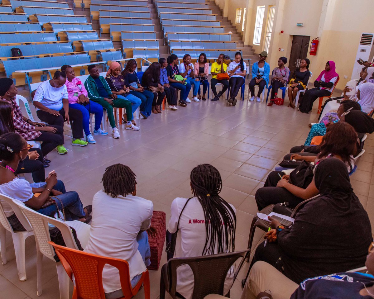 iamawwas's tweet photo. Ever wondered what a safe space looks like? Here it is - A CIRCLE!

More captured moments from #thecircleuniabuja

Tag anyone you see!😄 https://t.co/eINDoBhyS1