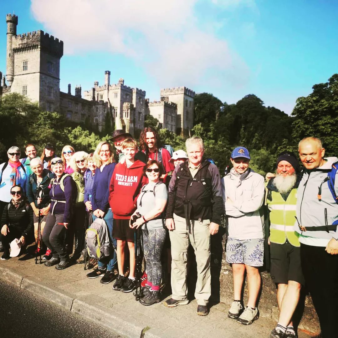Waterfordcamino's tweet photo. It's all about the company along St Declan's Way 💙
Thank you Gearoid at @LismoreHC for setting us on our way today 🌀🍀
 #irishcamino #camino #pilgrimpath #ireland #walking #travel #tourism  #irishvacation #irishtours  #tourismireland #pilgrimpaths https://t.co/5N67ahdkWx