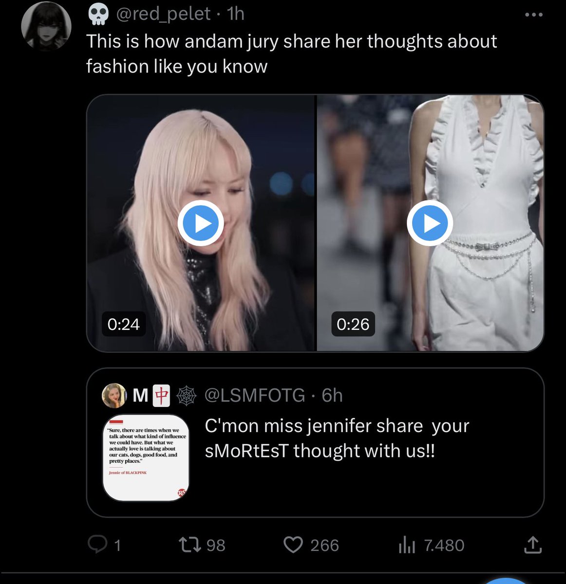 lalisamgger's tweet photo. Mind you Lisa’s English will never be a drag. That woman knows how to speak Thai, Korean, English, Chinese, Japanese and learning French. Meanwhile y’all spend 24/7 on the couch being lazy on twitter https://t.co/5jIjwfp803