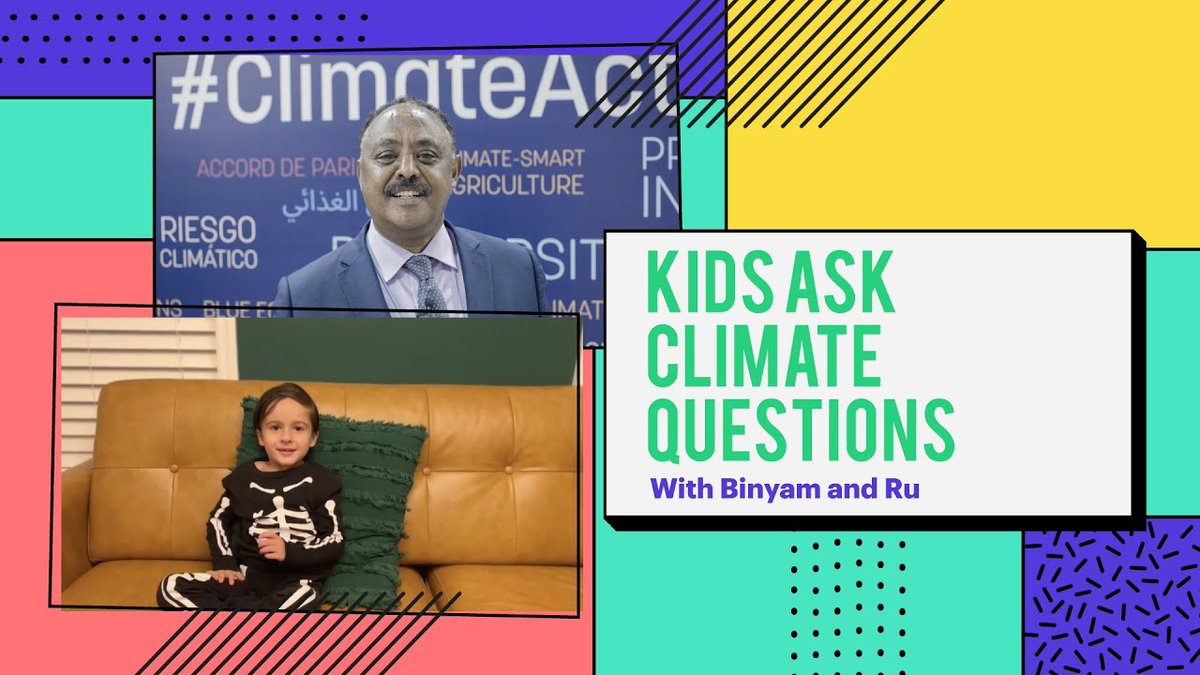 We're loving <a href="/Connect4Climate/">Connect4Climate</a>'s 'Kids Ask Climate Questions'! 

In the first episode, <a href="/WorldBank/">World Bank</a> Global Practice Manager <a href="/RejaBinyam/">Binyam Reja</a> fields an important question about electric #transport from four-year-old Ru! 🔌🚍

WATCH: wrld.bg/eVu150Phra5

#electricbus  #electricvehicles