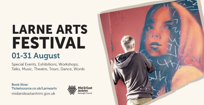 Get ready for an incredible month of creativity and art! The annual #Larne Arts Festival is back and it’s bigger and better than ever! 
midandeastantrim.gov.uk/news/get-creat…