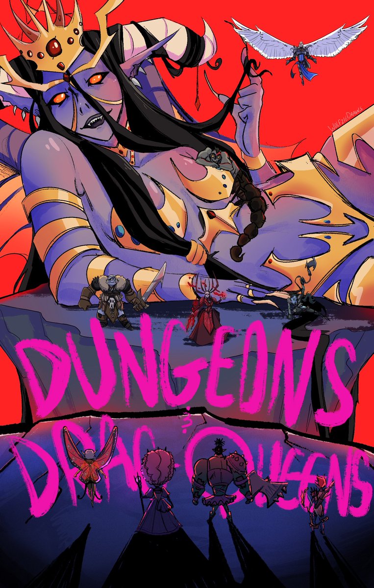 I'm an episode behind but here's another DnDQ poster 
#dimension20