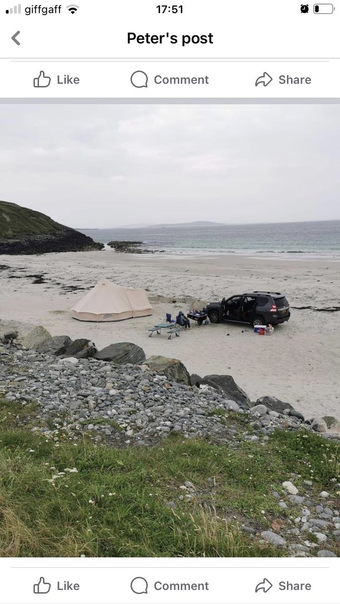 All kicking off on the Isle of Harris FB page. I mean theres stupid and then theres…