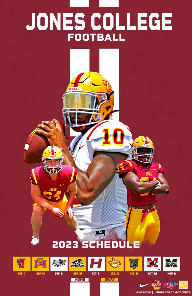 JC_Bobcats's tweet photo. The Bobcats hit the gridiron 7⃣ weeks from today in Fulton. Get your tickets now!

🎟️https://t.co/cHmq7hkKS7 https://t.co/rDSoyJnuiv