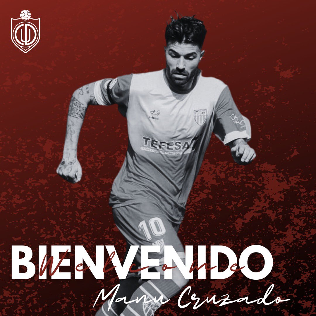 UTRERACD's tweet image. 𝐌𝐚𝐧𝐮 𝐂𝐫𝐮𝐳𝐚𝐝𝐨 es nuevo jugador del #CDUtrera para la próxima temporada ✍🏼

El talentoso mediapunta sevillano anotó 11 goles con @LaPalmaCF la temporada pasada ⚽️

ℹ️ cdutrera.com/manu-cruzado-g…

👋🏼 ¡Bienvenido a tu nueva casa @ManuCruzado10!