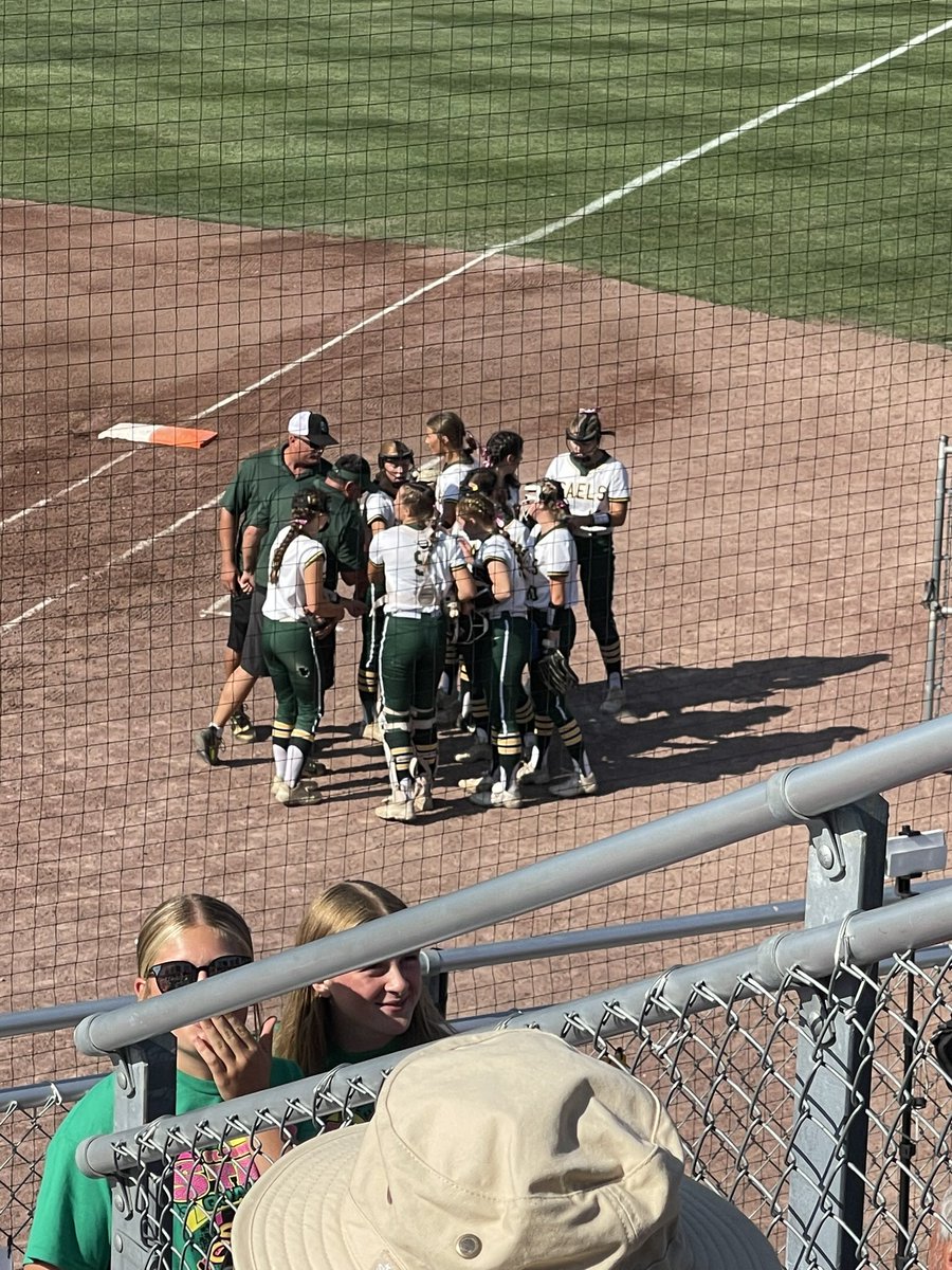 HenningKaili's tweet photo. Not quite the way we wanted to end the season but i’m so unbelievably proud of my team! We put up two tough fights at state, and I am excited to see what is in store for us next season! #NCCchamps #statesoftball @IGHSAU https://t.co/LIzXqv400D