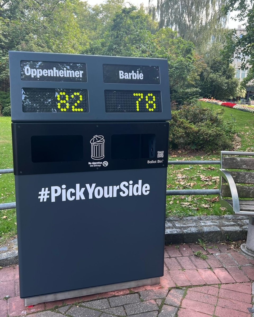 SouthamptonCC's tweet image. LITTERally so excited to be partnering with Hubbub to facilitate their Big Ballot Bin trial with KFC.

We're tackling litter in a fun and engaging way 🗑️🚮

#PickYourSide #Barbenheimer