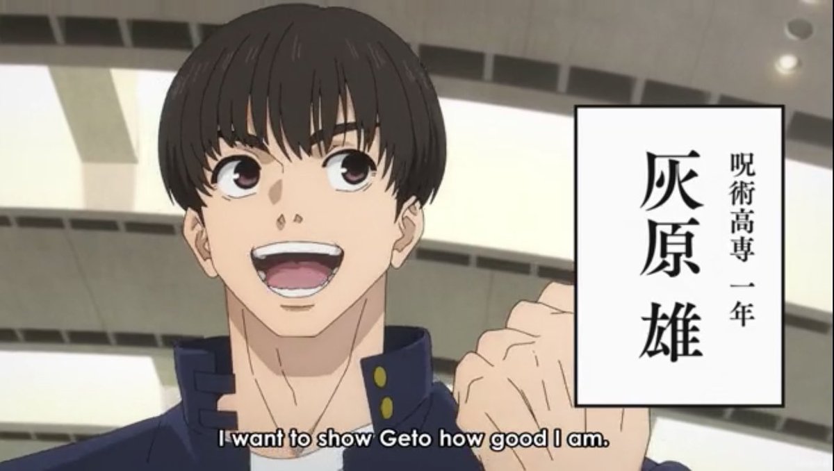 biyuuji's tweet photo. oh haibara admires geto soooooo much https://t.co/vc4OpbAbSs