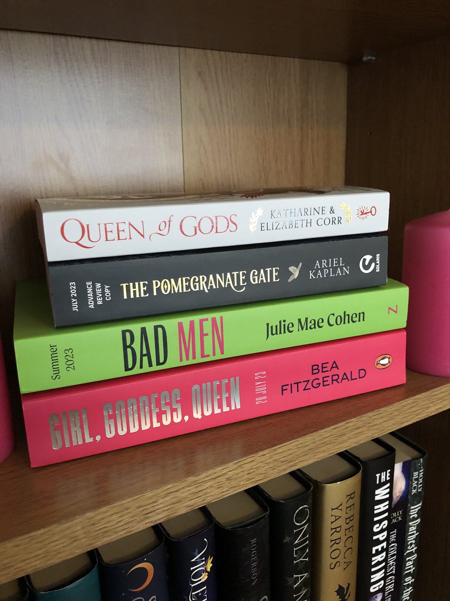 Happy Book Birthday to all these fabulous books #BookTwitter #NewBooks #BookReleaseDay #QueenofGods #ThePomegranateGate #BadMen #GirlGoddessQueen