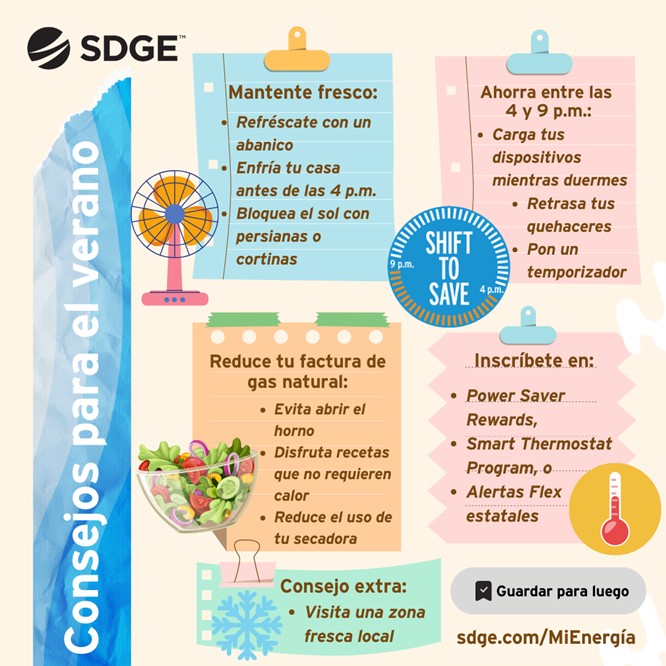MAAC_1965's tweet photo. Keep cool with @SDGE's energy-savings tips & resources to help manage your energy bill during the summer heat. --- Siga estos consejos de @SDGE que incluyen recursos para ayudarle a ahorrar energía y administrar su factura durante los días calurosos de verano. #MAACPartners #SDGE https://t.co/6TKcz62uc6