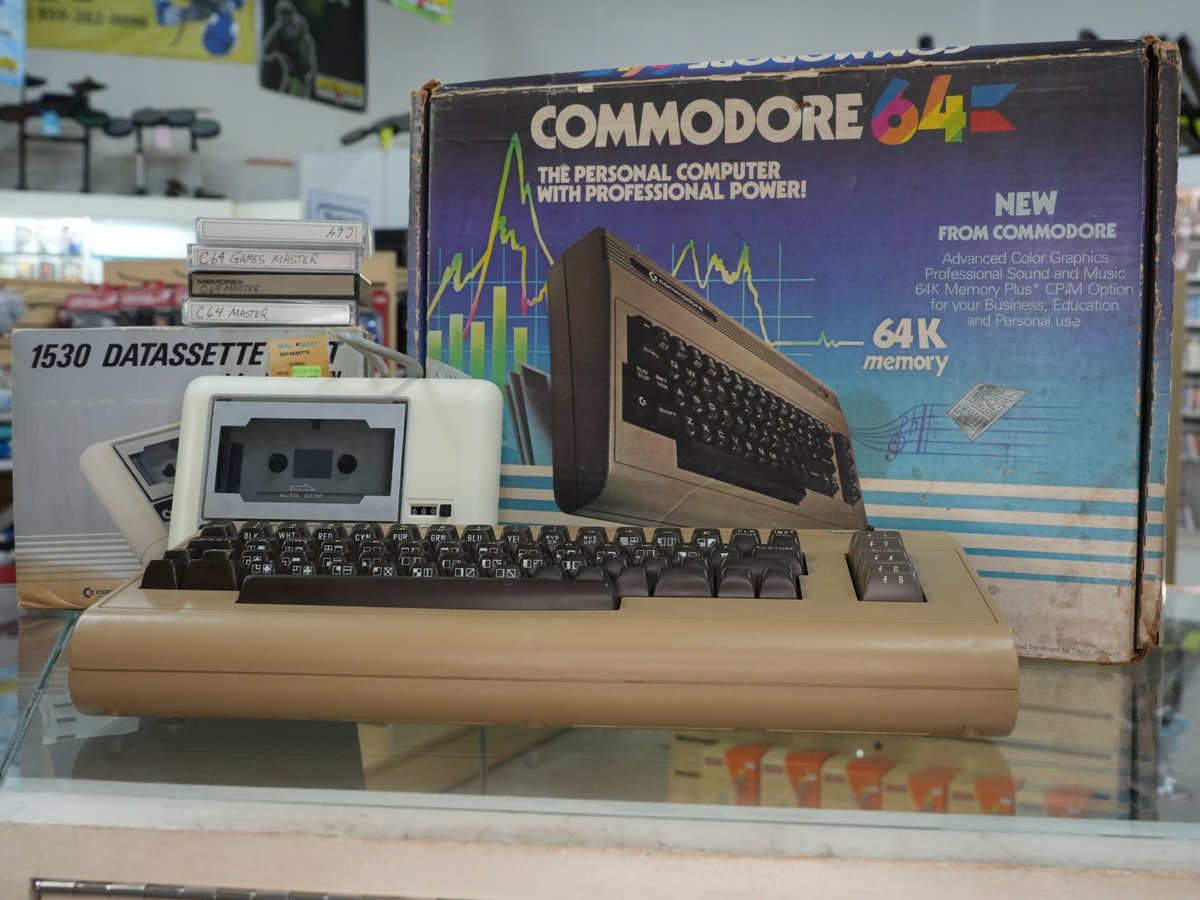 nostalgic_vg's tweet image. Was this your first PC?  Raise your hand 🙋‍♂️
Available in-store while supplies last.
Questions? call (859) 282-0096 or visit our online store!
nostalgicvideogames.com
🕹️🎮👾
#commodore64 #c64 #retropc #retrotech #nostalgic #retrogaming #videogames #vintage #onlinestore #gaming