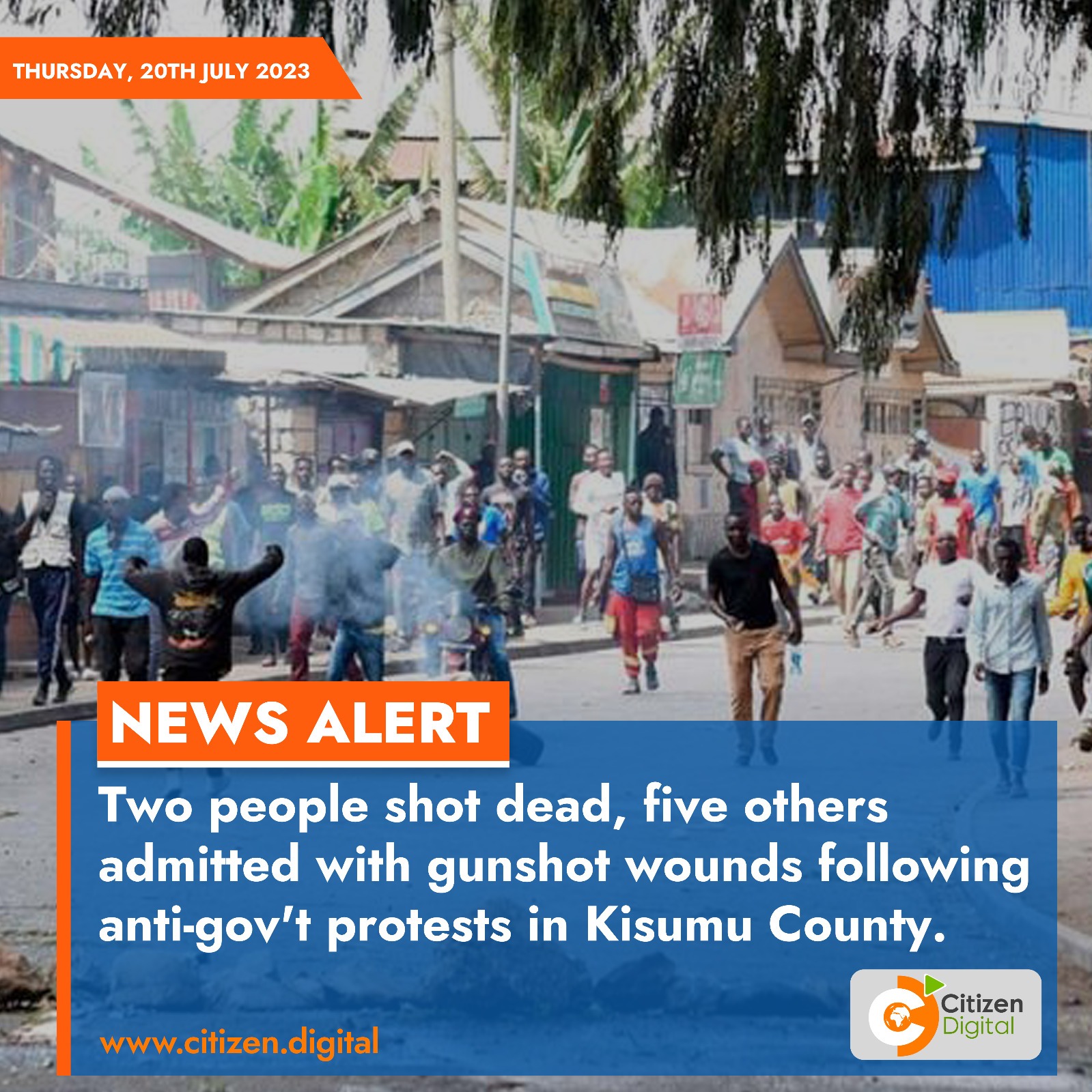 Citizen TV Kenya on Twitter: Two people shot dead five others