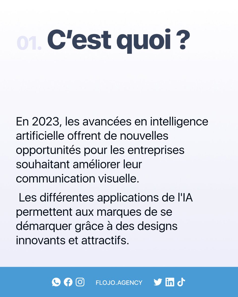 Studjoow's tweet photo. #Puissance et #impacts de l #AI sur le monde d'aujourd'hui. L'article est par ici.
Pour lire notre #article, rendez-vous sur notre site https://t.co/jVt1pHj6Fc, ou sur les plateformes de #Podcast en vous abonnant à Flojo Agency #Blog https://t.co/l6FgfeTURo
