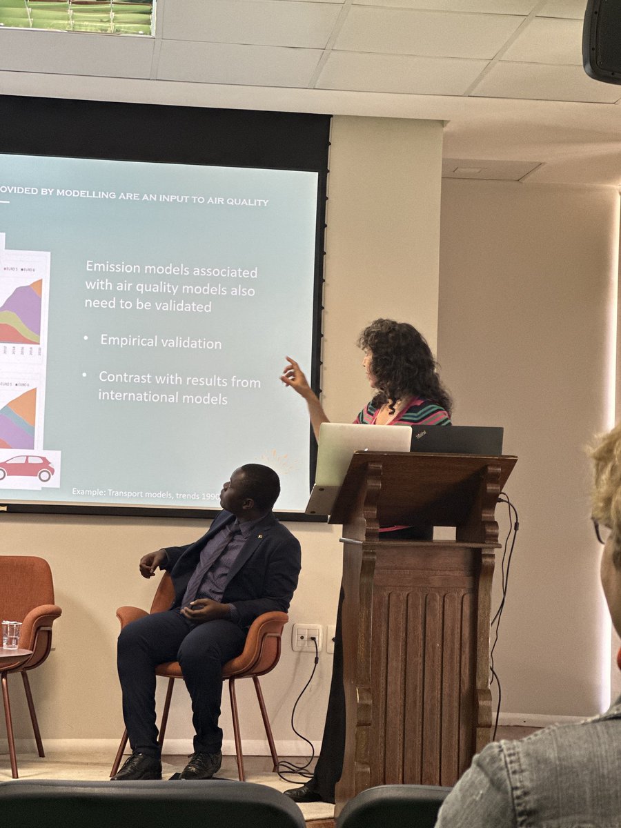 FelipeTrujillo's tweet photo. Cecilia Ibarra’s presentation now at #STAND23 shows how to south-north collaboration look like for analizing and modeling air pollution. (Check also @IGACProject ) https://t.co/ekSJMmUUFp