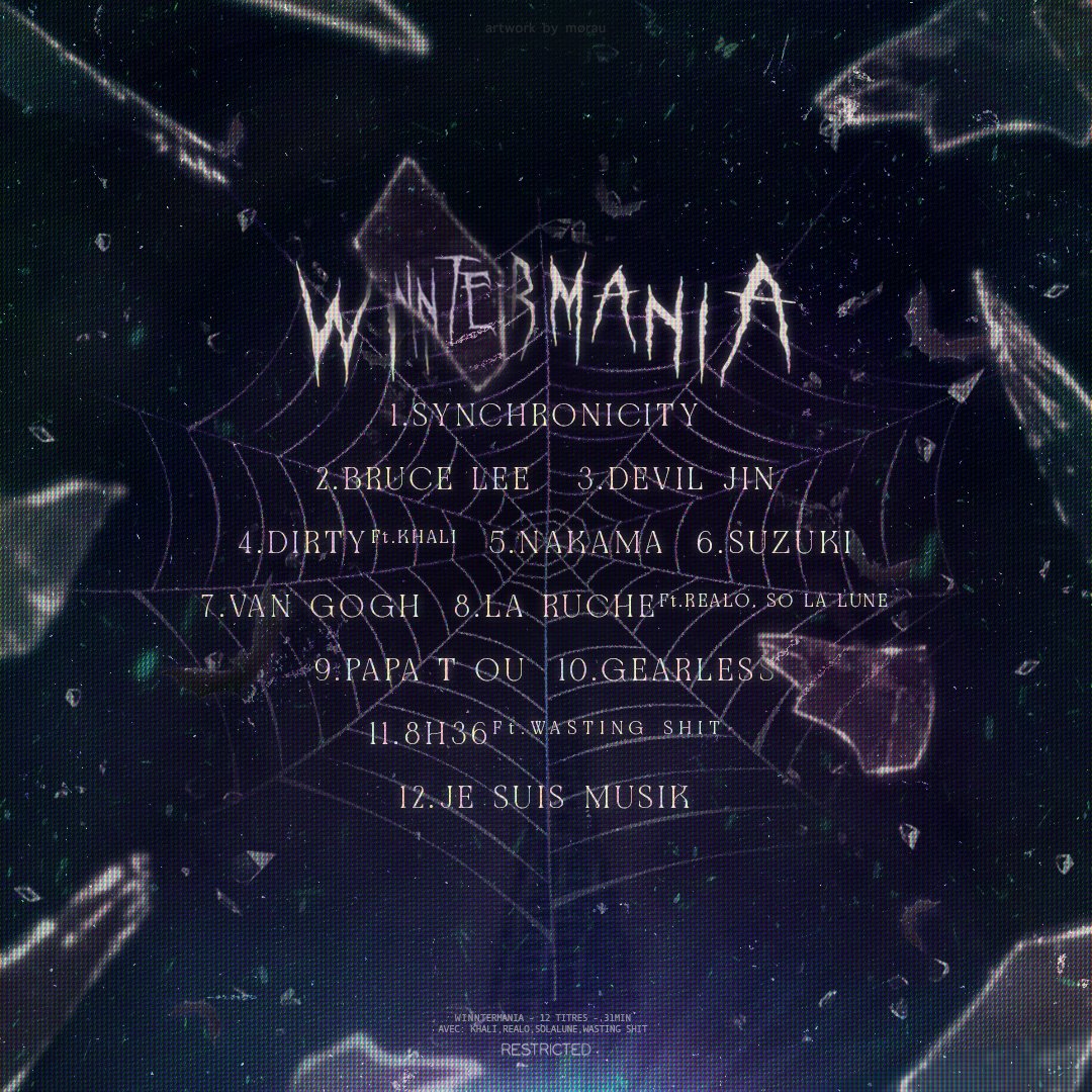 morau_goa's tweet photo. 🕸️ WINNTERZUKO - WINNTERMANIA
•
Cover fictive + Identité visuelle : @morau_goa https://t.co/TppBrWUgj6