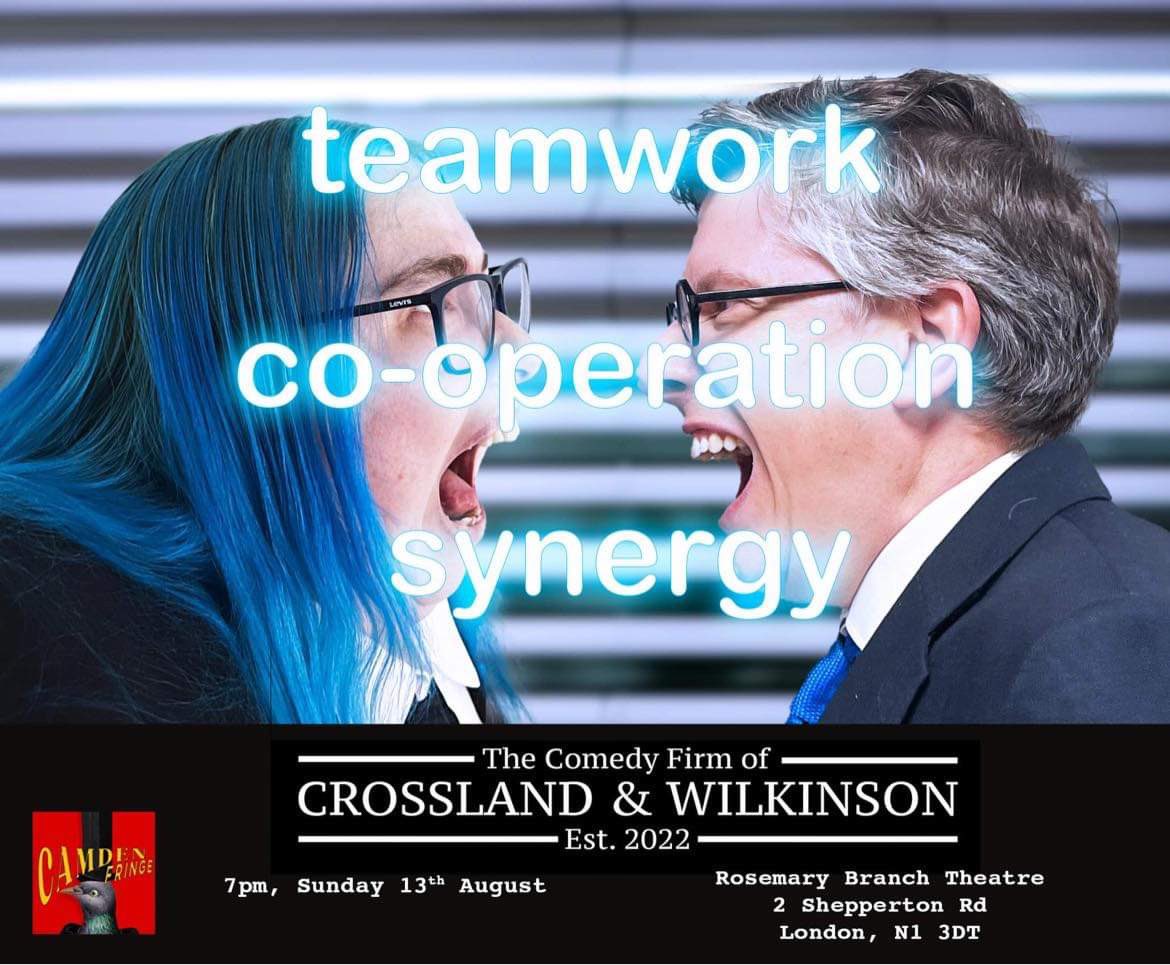 Hey #London pals! My hilarious chum <a href="/WilkinsonSamuel/">Sam Wilkinson</a> and I are bringing our daft stand up show to <a href="/CamdenFringe/">Camden Fringe</a>  at <a href="/RosieBTheatre/">Rosemary Branch</a> on 13th August. You should come! Details here: camdenfringe.com/events/the-com…