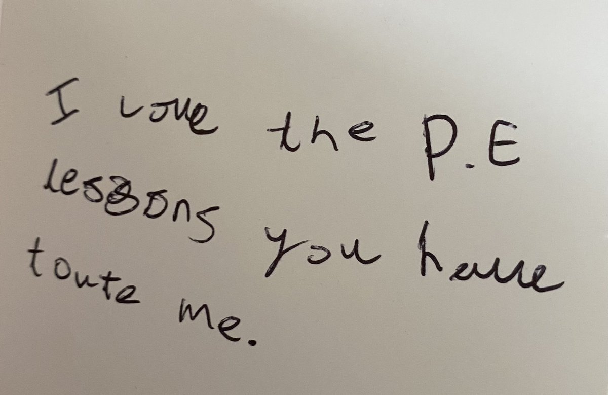 First year teaching PE done, this all I needed today ❤️