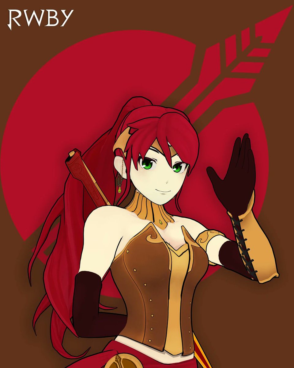 1st Warner Bros. Character of the Day is: Pyrrha Nikos from the RWBY franchise #WarneroftheDay #RWBY #RoosterTeeth