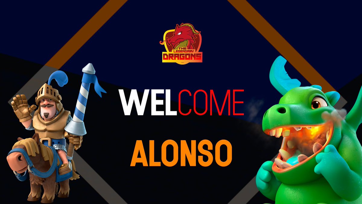 🟠✍🏻¡Nuevo Fichaje #ClashRoyale !✍🏻🟠

-¡Con gran experiencia en competitivo y talento increíble que aportará mucho al equipo,presentamos a.... <a href="/Alonso22068488/">Alonso</a> !🐲🏆

-¡¡Bienvenido a tu nueva casa Alonso donde esperamos hacer juntos grandes cosas!!👊🏻

#GoDragons🐲💯
