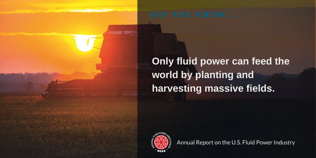 #Onlyfluidpowercan feed the world by planting and harvesting massive fields. nfpa.com/home/industry-…