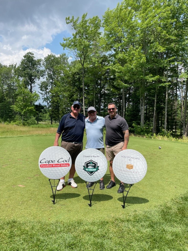 MarwoodLtd's tweet photo. Building strong partnerships on the course for the annual @absdadealers golf tournament. #marwoodltd #capecodsiding https://t.co/DaYkqPD28y