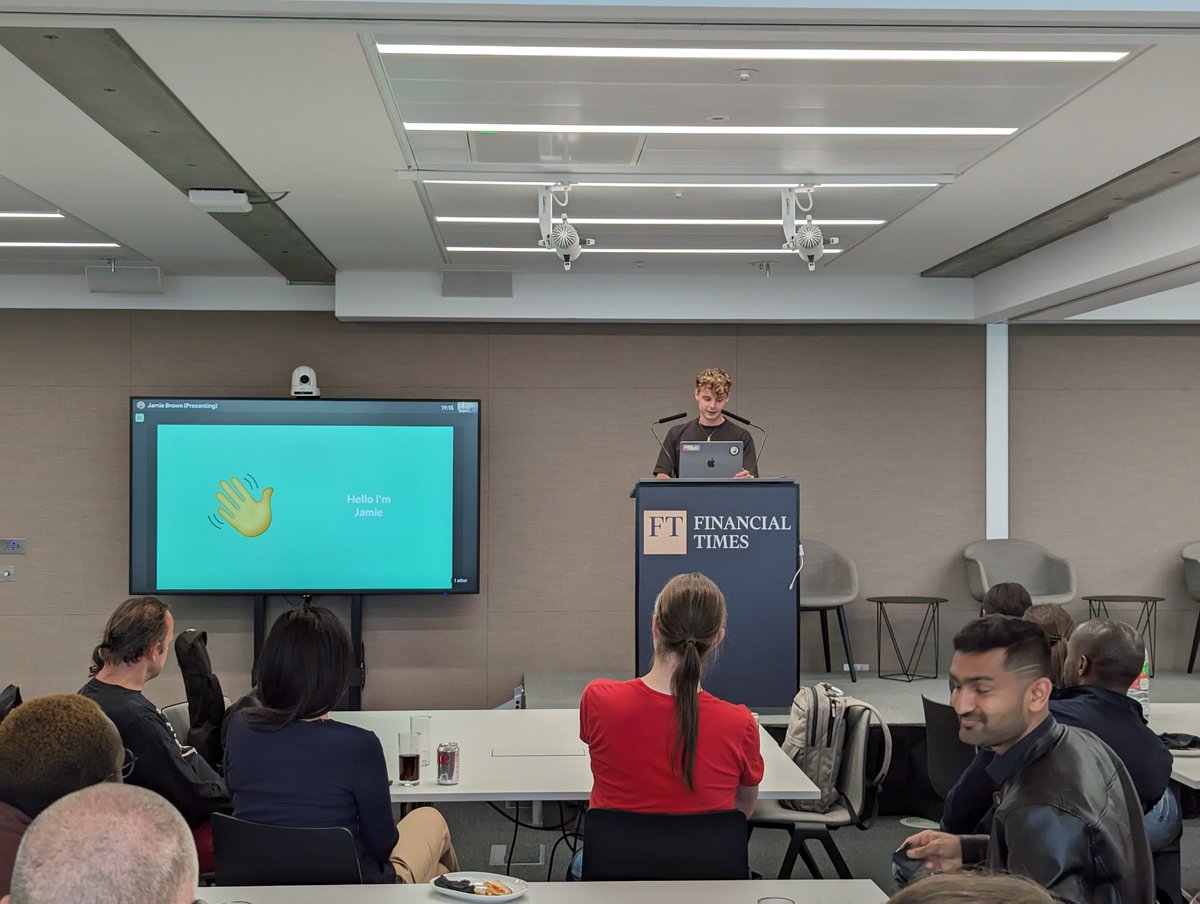 Last night the Financial Times hosted a codebar workshop at our London Offices! Empowering minority groups in tech through programming workshops is a fantastic initiative. Jamie Brown shared his inspiring journey as a Software Engineer at the FT embracing neurodiversity.