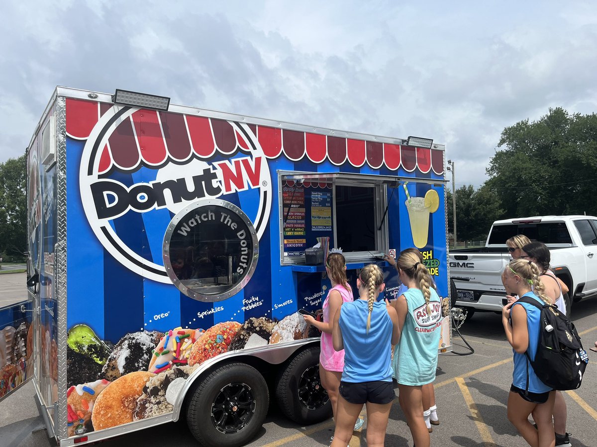 Thank you DonutNV for coming out for a sweet treat after practice today.