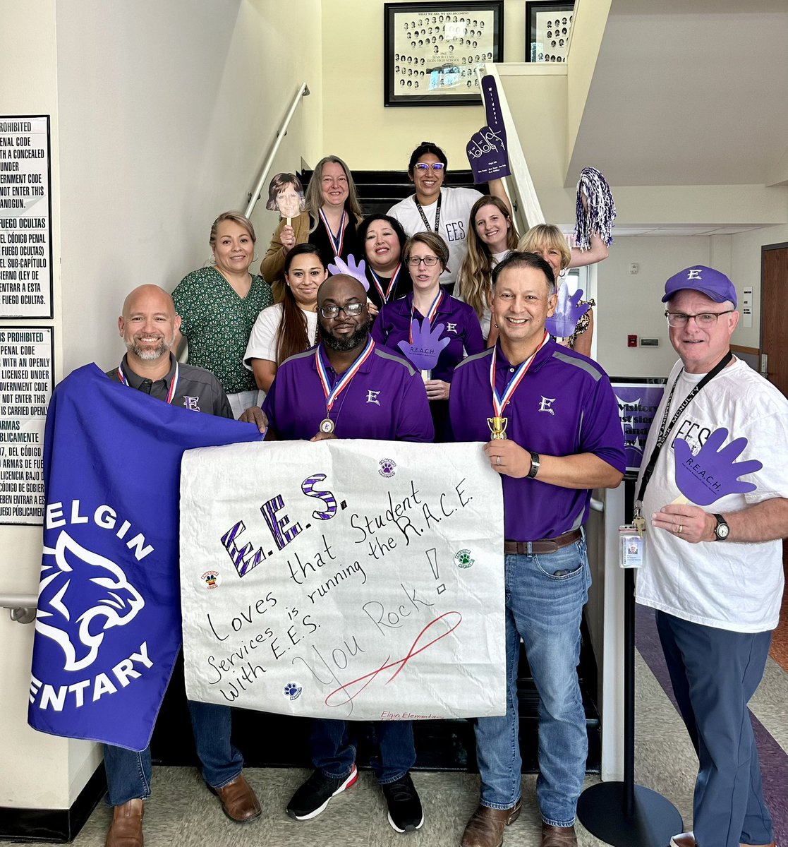 Thank you <a href="/ElginTxISD/">Elgin ISD</a> student services department for running the race with <a href="/ELGINISD_EE/">Elgin Elementary School</a> ! #RunYourBestRACE 🏁