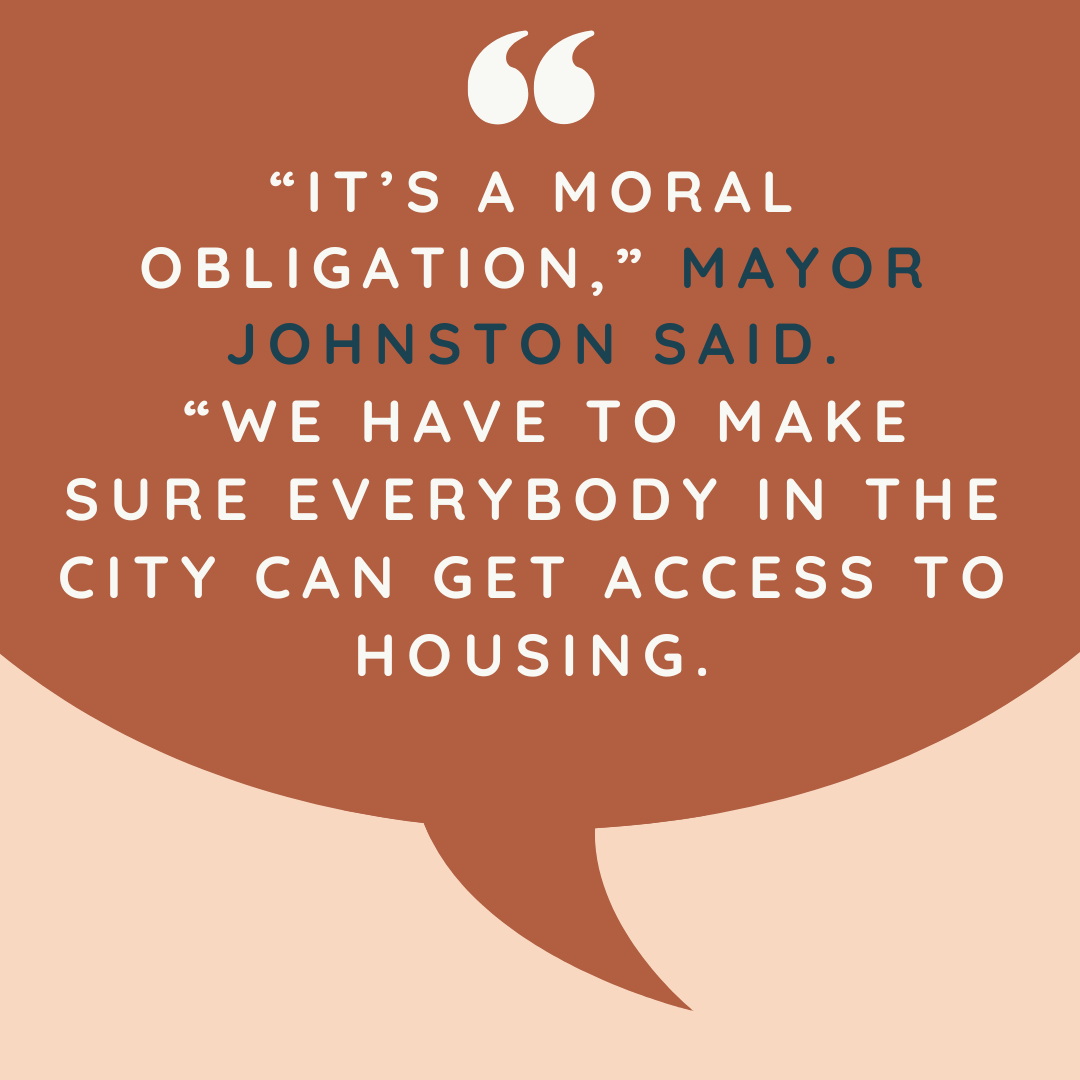 MHM and other faith leaders met with the new #Denver mayor <a href="/MikeJohnstonCO/">Mike Johnston</a> on his first day in office, about his emergency declaration to address homelessness. 
denverite.com/2023/07/19/her…