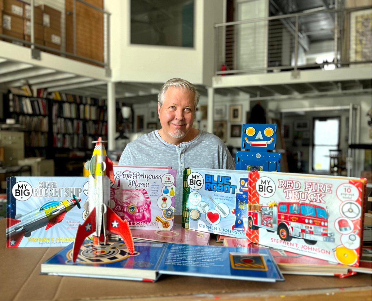 ravenbookstore's tweet photo. "My name is Stephen T. Johnson and thanks to my drawing students, I have inherited the acronym STJ. And I liked it. So, I now use my acronym to define the 3  pillars of my creative framework—Subject, Transformation, and Joy!" https://t.co/d6M5TXO9jB