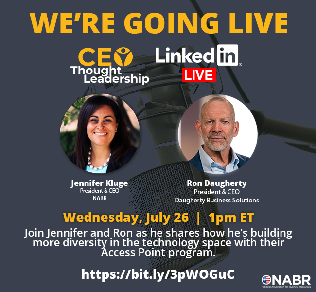 Meet Ron Daugherty, President &amp; CEO of @daughertytweets for our next CEO Thought Leadership episode. Ron shares how he’s building more diversity in the technology space with <a href="/AccessPointIT/">AccessPoint</a>
Watch July 26 1pm linkedin.com/events/7087498…