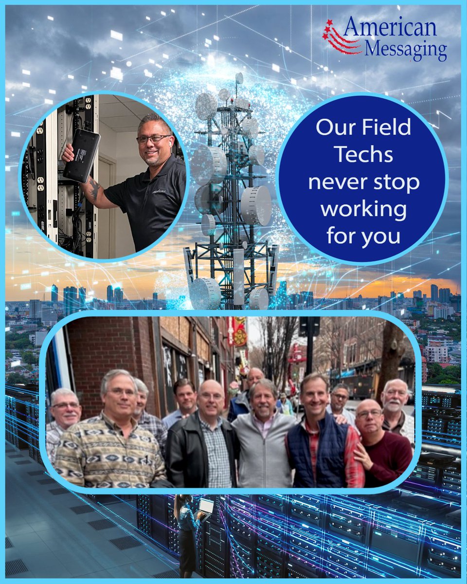 amsmsg's tweet image. Cheers to our amazing Field Technicians! 👷‍♂️👷‍♀️ 
Your dedication, expertise, and commitment keeps our operation modern, reliable &amp;amp; secure. From troubleshooting to exceptional service, you are the backbone of our success. Thank you for all you do! 
💙 #FieldTechnicians #Appreciation