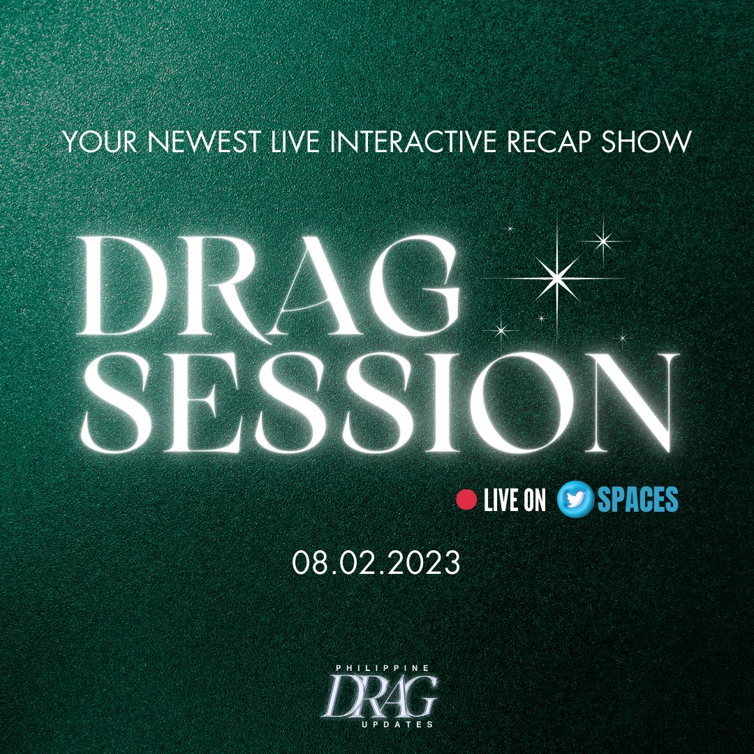 DragUpdate's tweet image. Strut into the cuntiest world of #DragRacePH Season 2 with ‘Drag Session’🎙️

Join us on Twitter Spaces for the shadiest live interactive show, where we spill all the tea, recap episodes, and celebrate the art of drag like never before! 💋

Save the date! 

08.02.2023
#DragSession