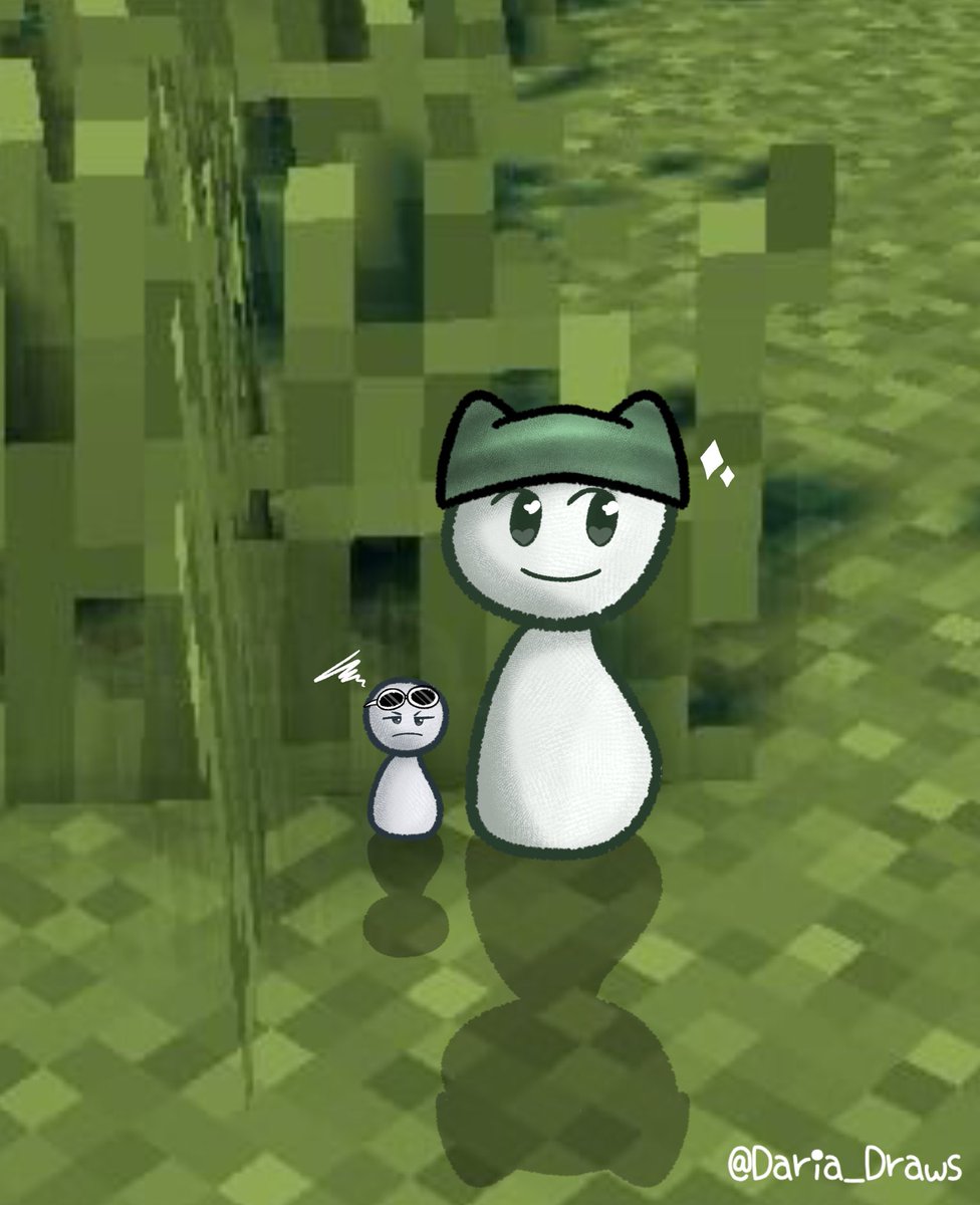 Daria_Draws's tweet photo. Minecraft, but Sapnap shrunk his friends!

#dreamfanart https://t.co/TY4c0iZnUD