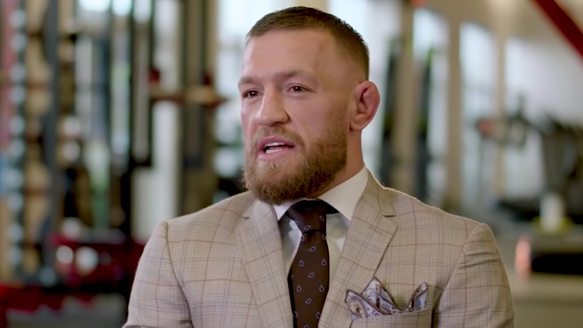 Conor McGregor boasts that he hasn't assaulted someone in nearly 24 hours.