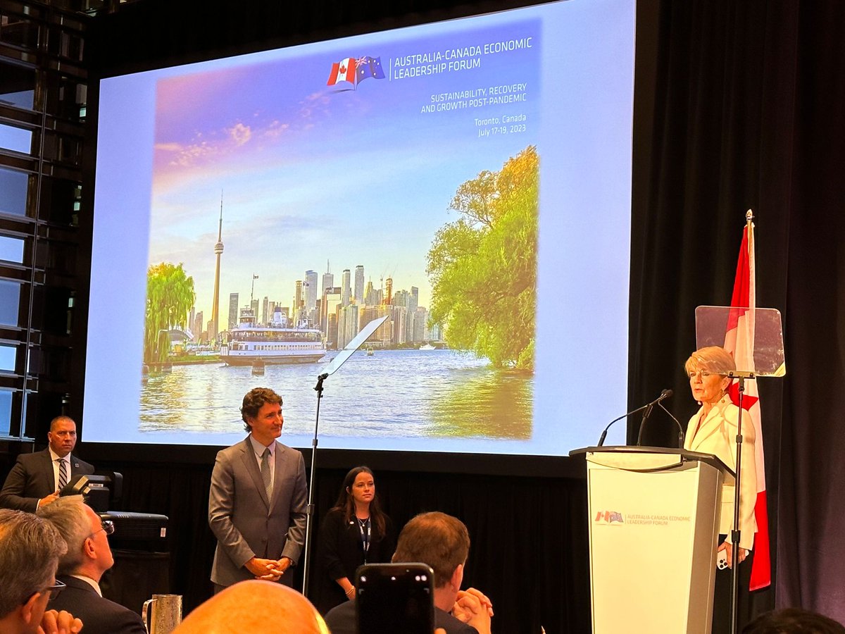 Great to hear comments from @JustinTrudeau at #AusCan2023, emphasizing Canada’s commitments to “mining and developing critical minerals in a way that protects nature, respects Indigenous rights and is low emissions.'