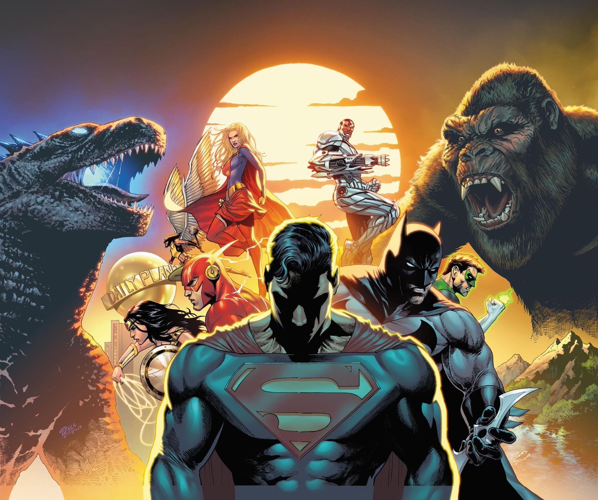 HOLY SHIT! The Justice League vs. Godzilla and Kong in a new 7-issue mini-series from <a href="/DCOfficial/">DC</a> and <a href="/Legendary/">Legendary</a>! This is BEYOND epic!!!