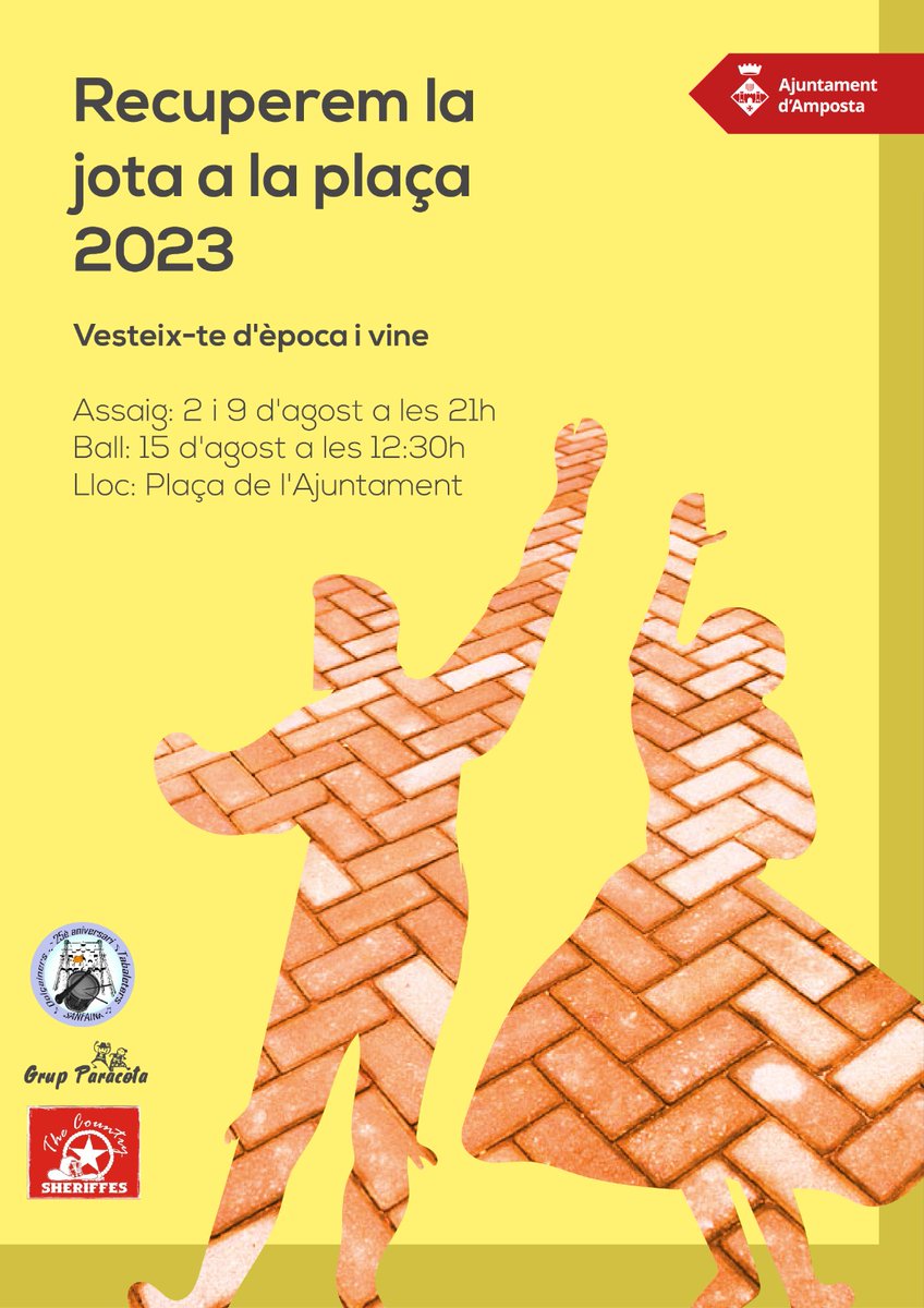 Paracota1's tweet photo. Per Festa Major, recuperem el ball popular a la plaça. T'hi apuntes? Hi haurà assajos previs. T'hi esperem. https://t.co/OqxhziZui4