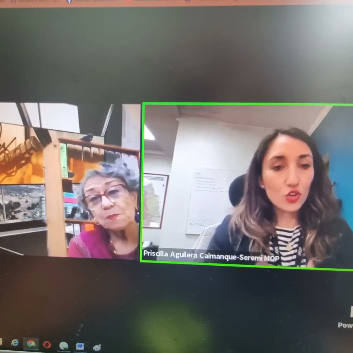 👉Esta mañana seremi <a href="/moparica/">Seremi Mop Arica y Parinacota</a> <a href="/Pris_Aguilera/">Priscilla Aguilera Caimanque 🌳</a> participó en programa de radio UTA 📻 "MIDESO Para Todos" junto a su par de <a href="/MinDesarrollo/">Ministerio de Desarrollo Social y Familia</a> María Cid Figueroa, donde dialogaron en relación a los ➡️proyectos y su elaboración y preparación para hacerlos realidad. #presentesporchile🇨🇱