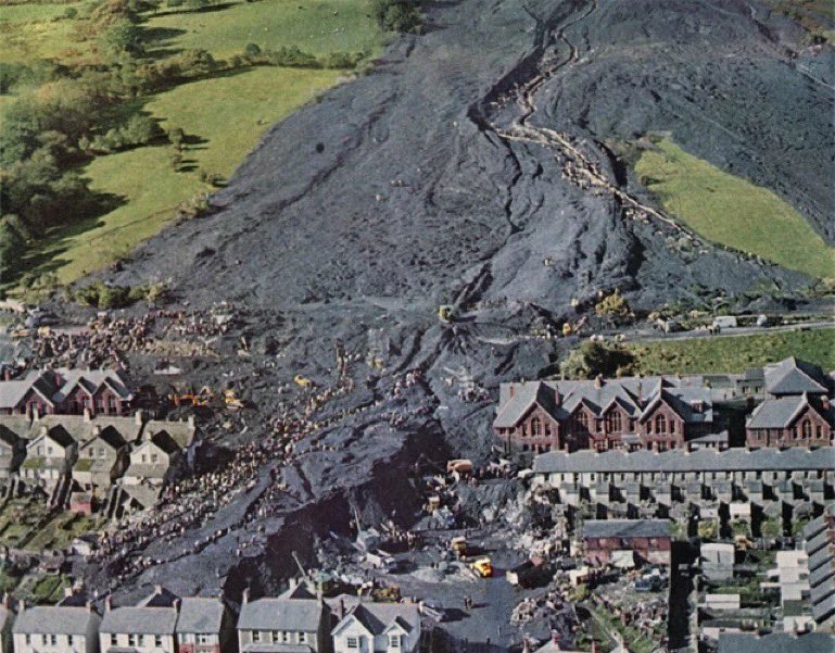 At 9.15 am on Friday, October 21, 1966, a waste tip above the mining village of Aberfan in the valleys of Wales in the UK began to slide down the mountainside, firstly destroying a farm cottage and killing all its occupants. It then approached Pantglas Junior School, where the…