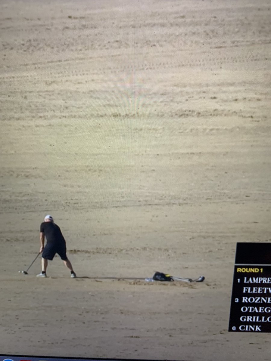 Ryan_Jacobs34's tweet photo. @NoLayingUp is it a good sign when we’ve seen more shots from this bloke than actual golfers? https://t.co/HzTxByZOSl