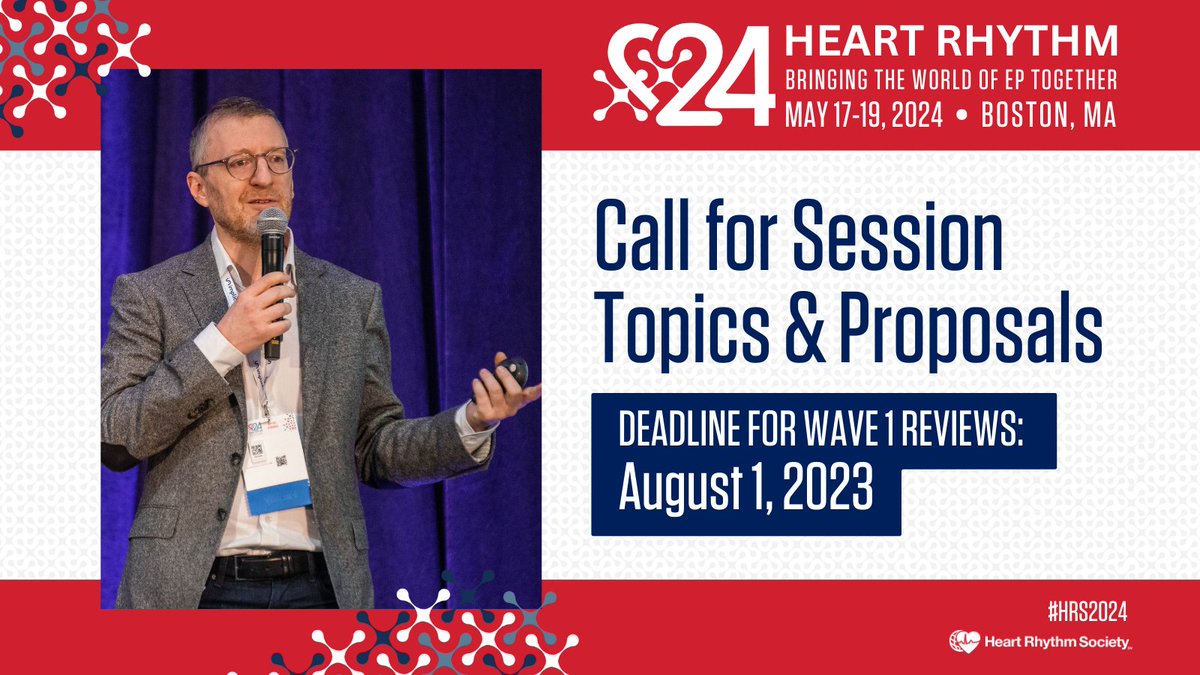 Have you submitted your session ideas for #HRS2024 in Boston next year? 

The submission deadline is around the corner — share your general topic suggestions or full proposals by Aug 1 for the Program Committee's 1st wave of review. #EPeeps

SUBMIT IDEAS &gt; bit.ly/3WL8OMo