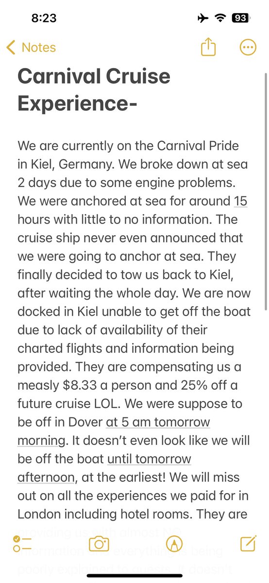 riley_jamison's tweet photo. @CarnivalPR thoughts on this? https://t.co/1IhExg7tvu